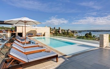 Rooftop bar at intercontinental sydney double bay min