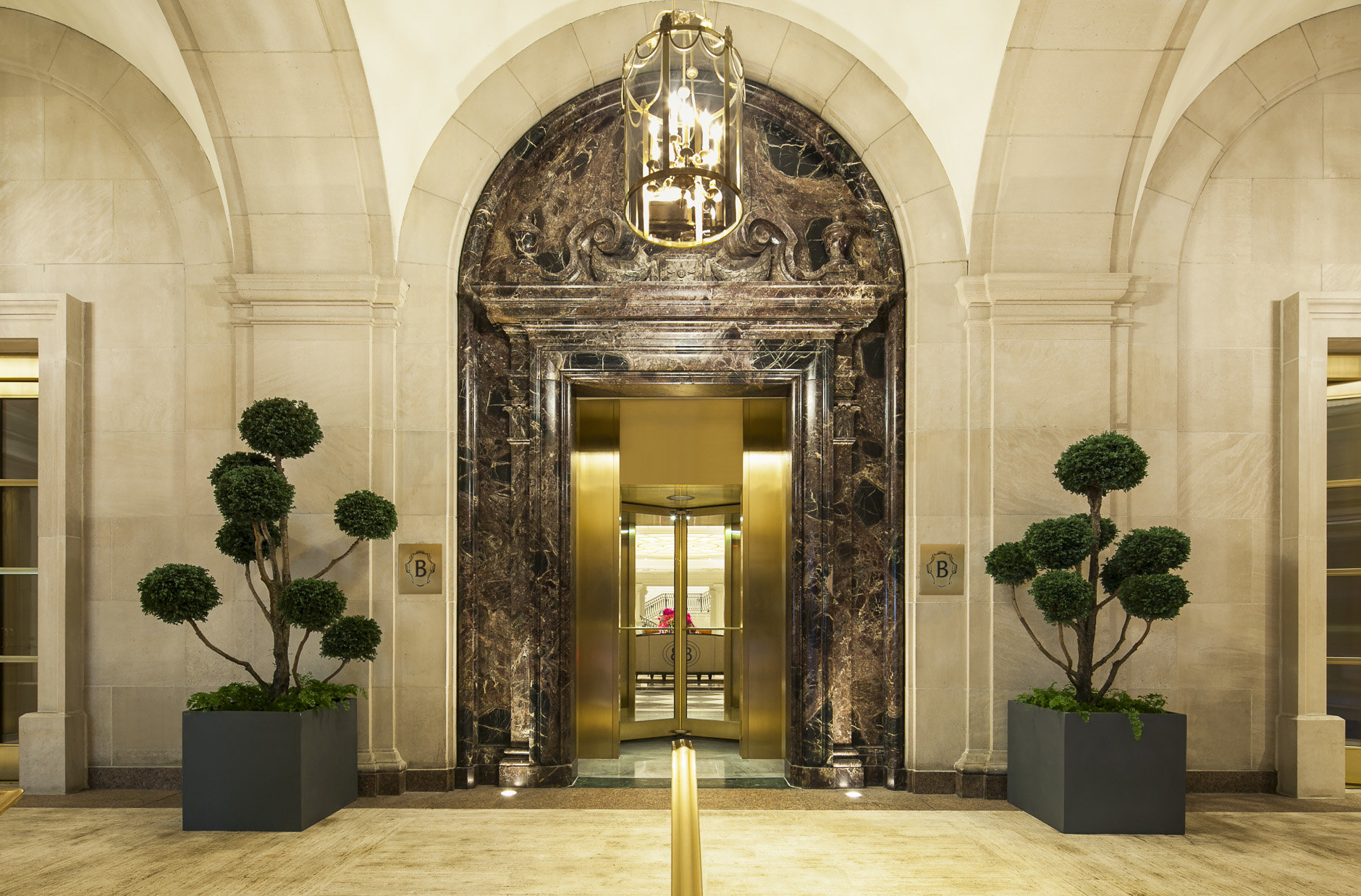 Birdcage details at intercontinental new york barclay echoing the birdcage once situated in the lobby