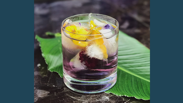 Secret garden cocktail