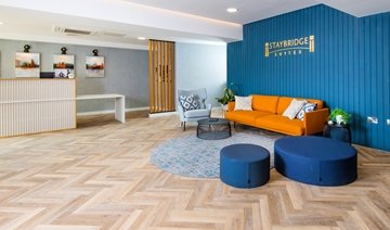 Staybridge suites cardiff lobby