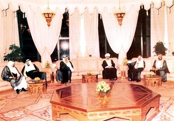 1st GCC Meeting at Intercontinental Abu Dhabi Shaikh Zayed Al Nahyan Welcoming the GC
