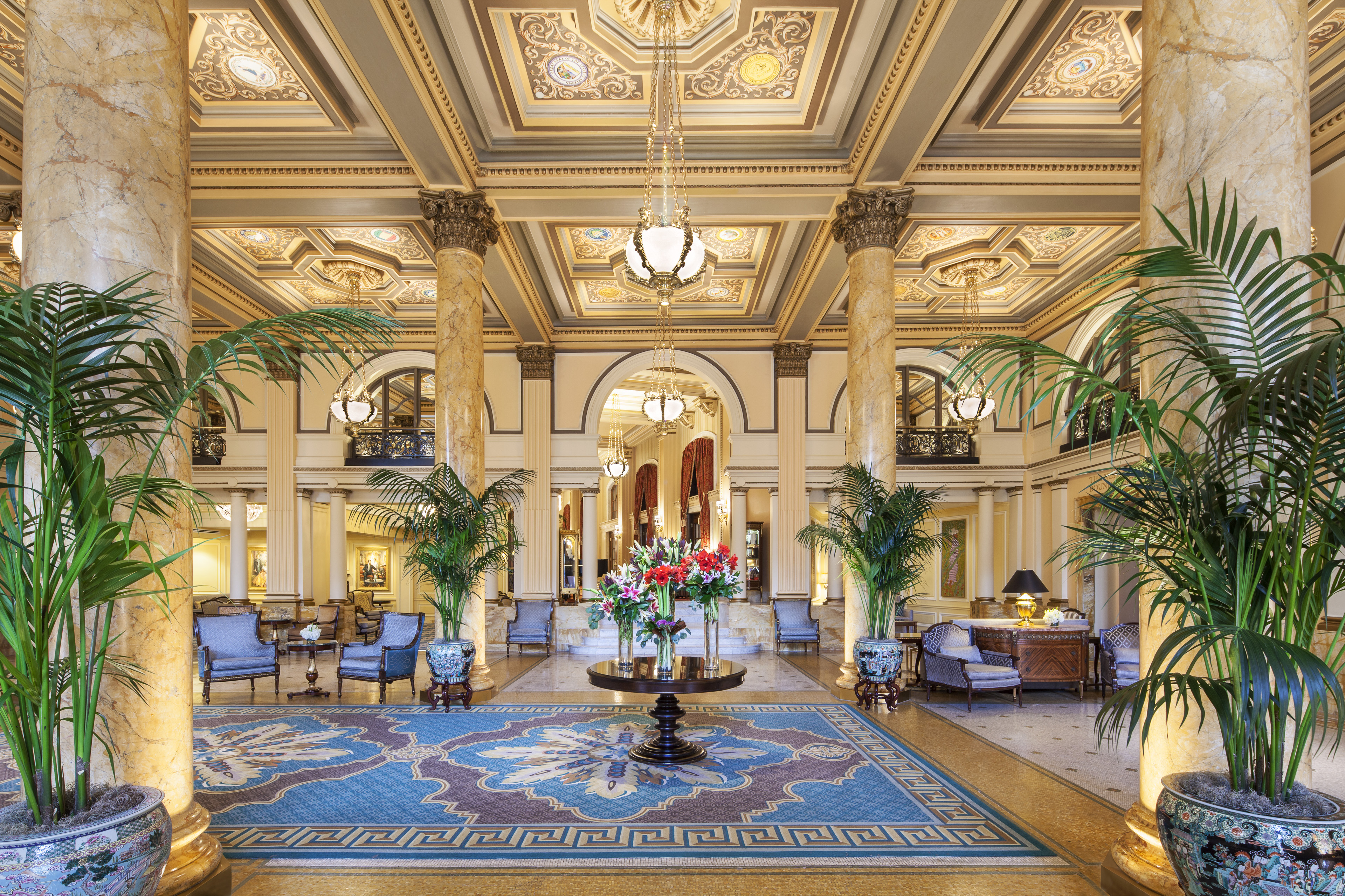 Lobby of Intercontinental Washington DC The Willard
