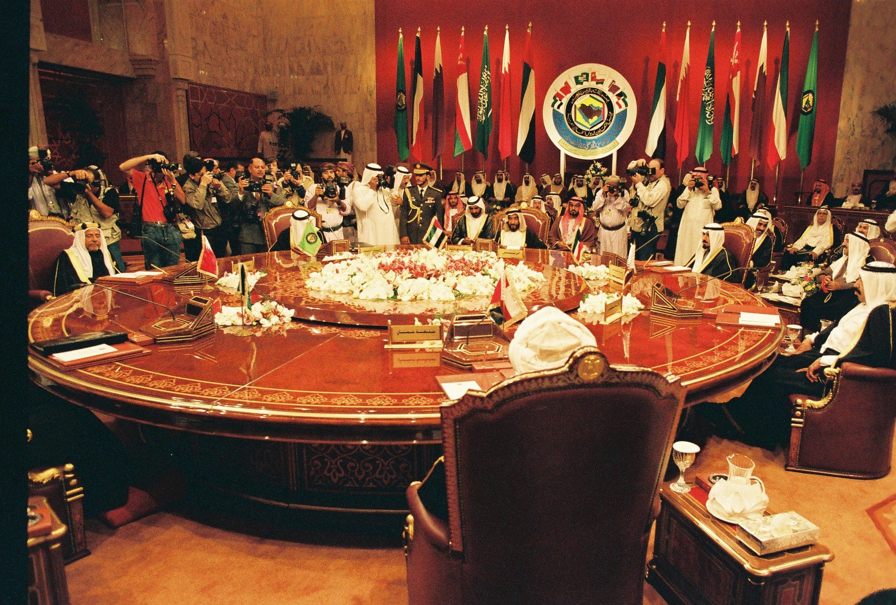 The 1st GCC Summit held at Intercontinental Abu Dhabi 1981 with all GCC leaders Grand 2