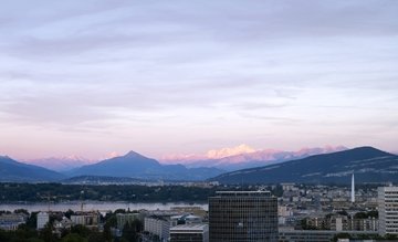 View from Intercontinental Geneve