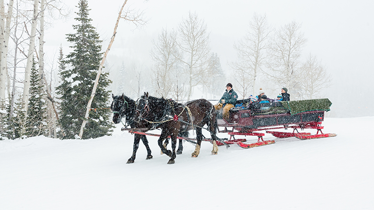 Park City Family Sleigh Ride Park City Chamber Bureau