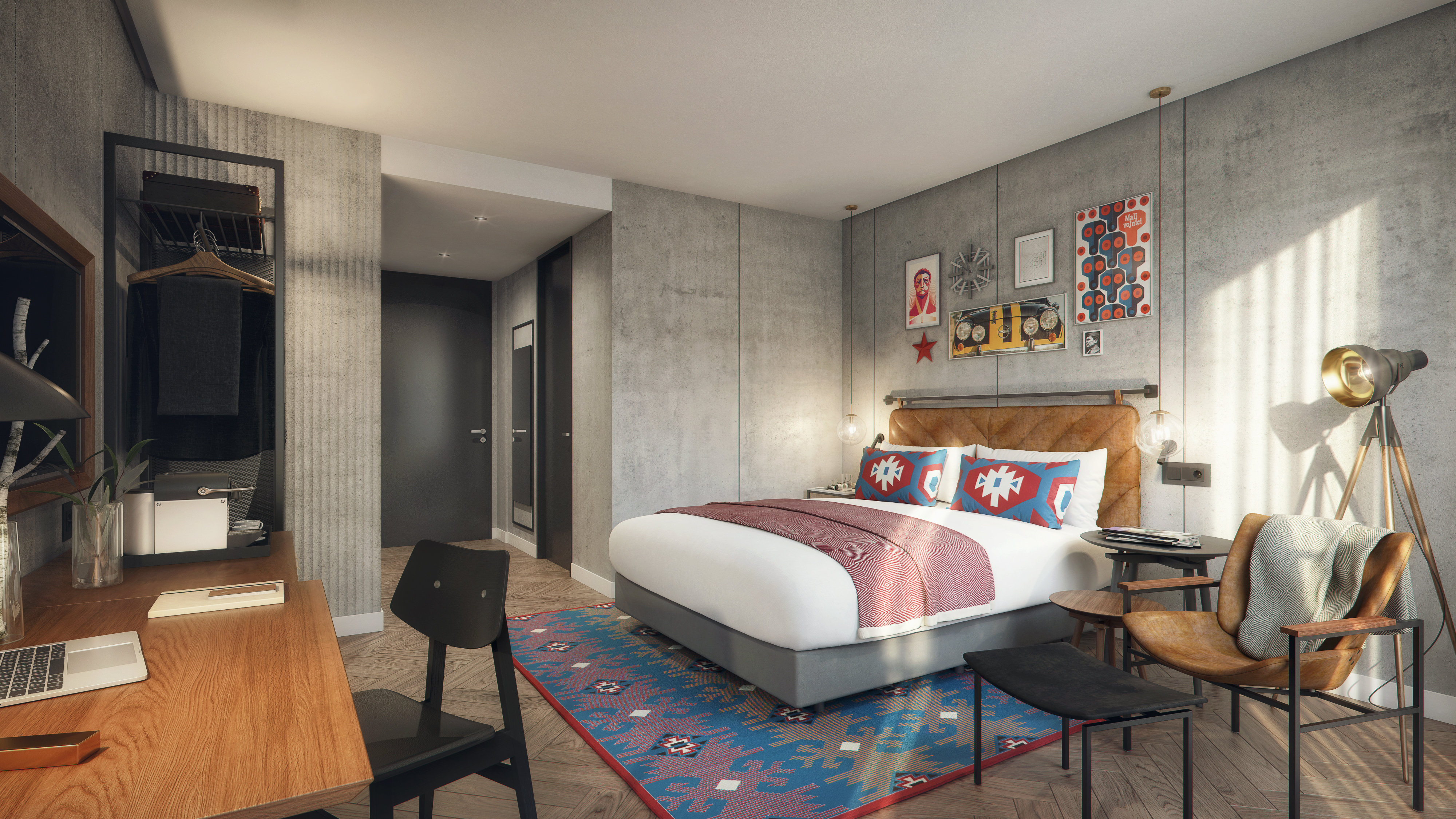 Hotel Indigo Belgrade - Brutalism-Inspired Room