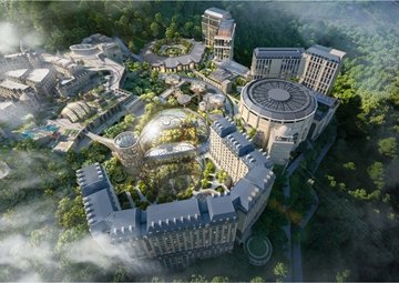Birds Eye View of Bana Hills 