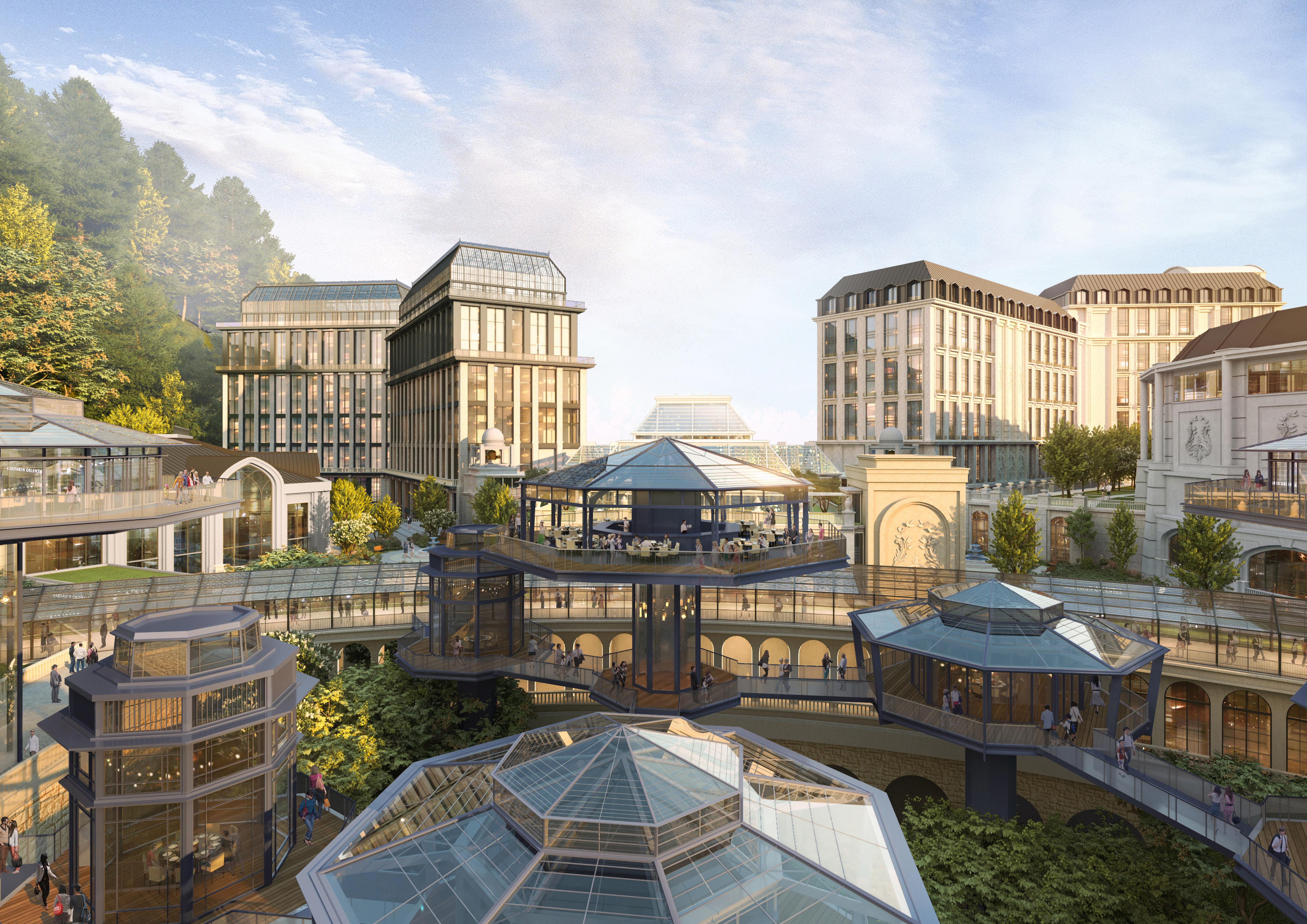 Exterior View of Ba Na Hills Entertainment Complex (Phase Two)