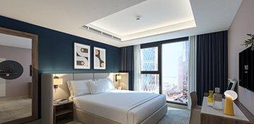 Voco Doha West Bay Suites King Bedroom