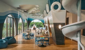 Junio, the resort’s split-level Kids Club 