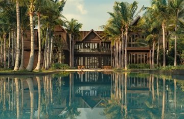 View of the resort 