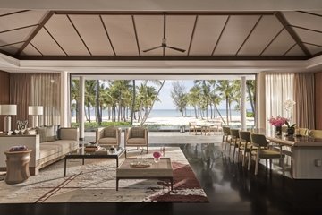 Four Bedroom Beach Pool Villa Living Room