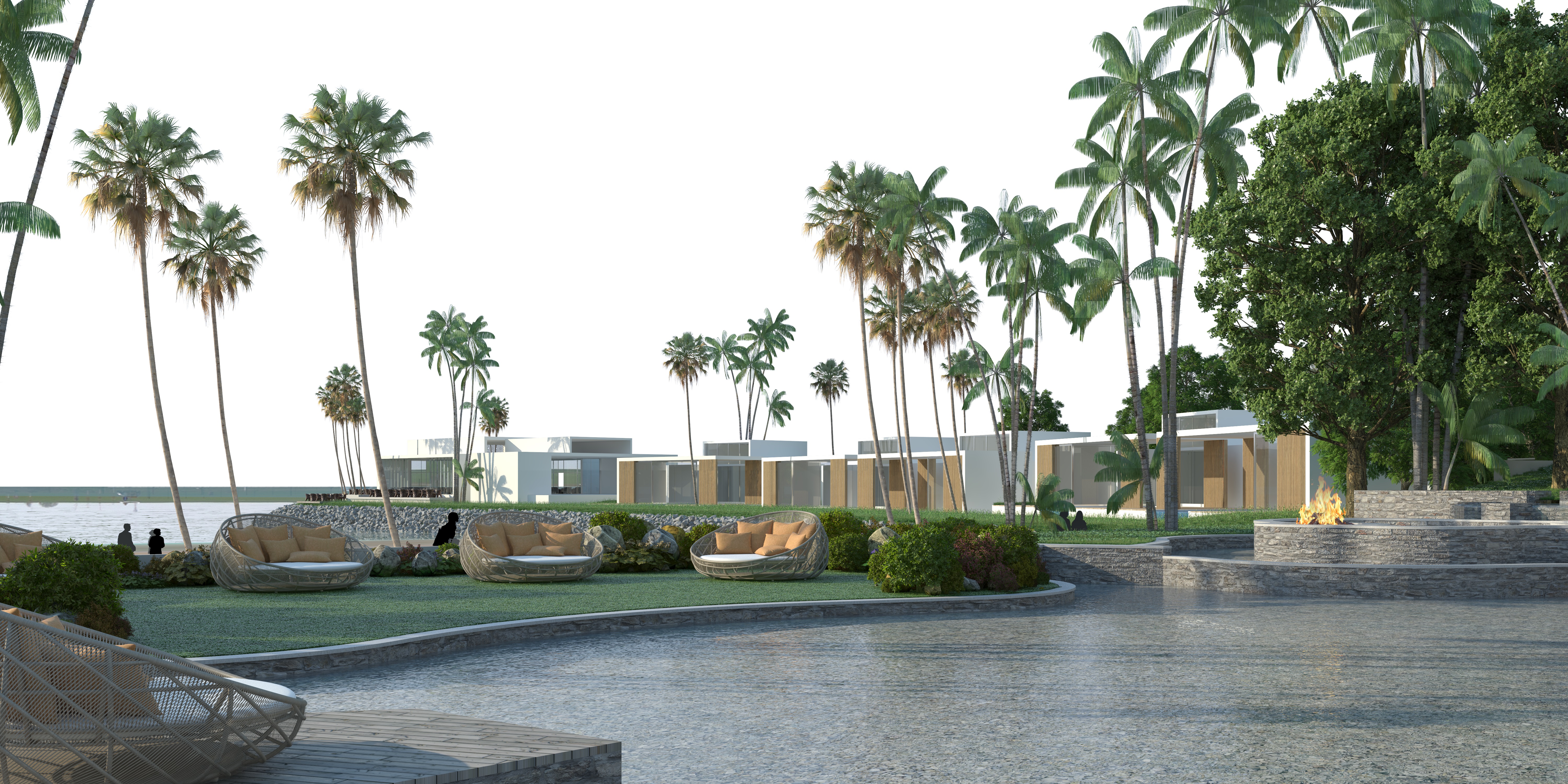 InterContinental Ras Al Khaimah Mina Al Arab Resort & Spa - Villas & Pool Render