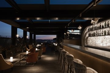 Charlies Rooftop at night InterContinental Rome Ambasciatori Palace