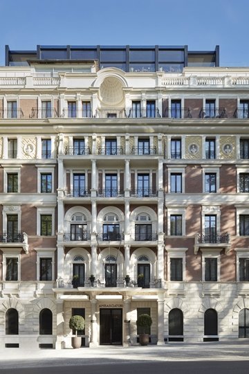 Facciata InterContinental Rome Ambasciatori Palace