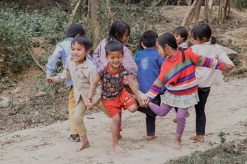 Children in Dien Bien