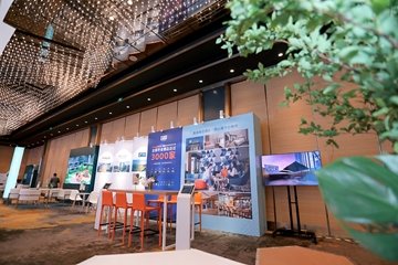 Diverse booth settings showcased innovative services