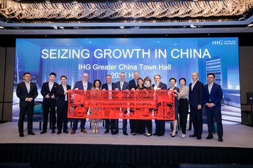 Elie Maalouf, CEO of IHG Hotels & Resorts, attended IHG Greater China Town Hall with IHG Executive Team