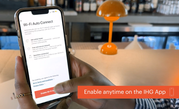 IHG hotels and resorts introduces effortless wi-fi connection for guests worldwide