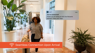Effortless wi-fi connection for guests worldwide