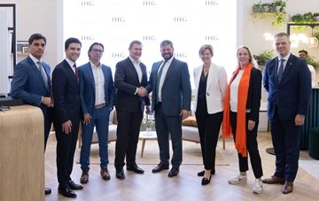 Ihg hotels and resorts signs Hotel Indigo and Holiday Inn Express properties in Budapest, Expo 2023 image