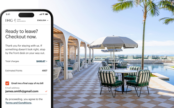 IHG one rewards mobile app