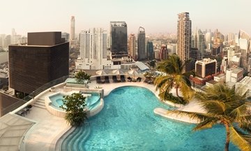 Intercontinental bangkok hotel pool
