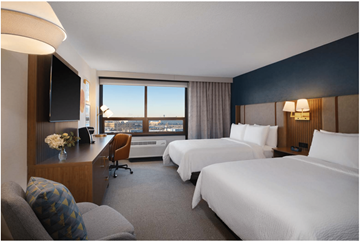 Holiday inn staybridge suites chicago hotel room