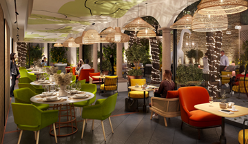Hotel indigo florence render