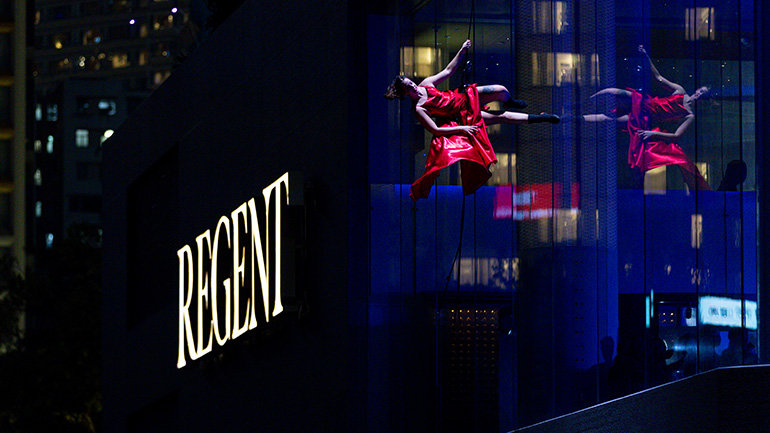 A show stopping event marking the return of Regent to Hong Kong’s Victoria Harbour