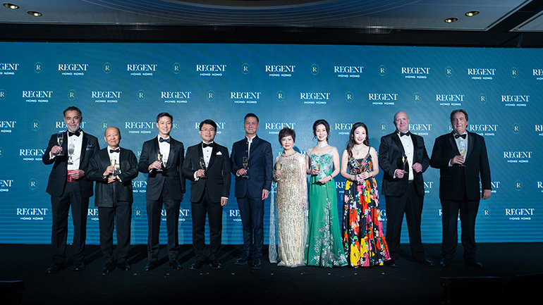 above (left to right): Mr. Michel Chertouh, Mr. Chi Wing Lo, Mr. Kenneth Gaw, Mr. Seoungho Jin, Mr. Goodwin Gaw, Mrs. Rossana Wang Gaw, Ms. Christina Gaw, Mrs. Millie Lau, Mr. Daniel Aylmer, Mr. Christophe Vielle