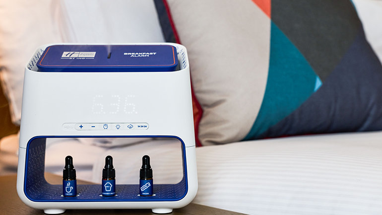 Wake up and smell the breakfast: Holiday Inn Express launches limited edition scent-powered alarm clock
