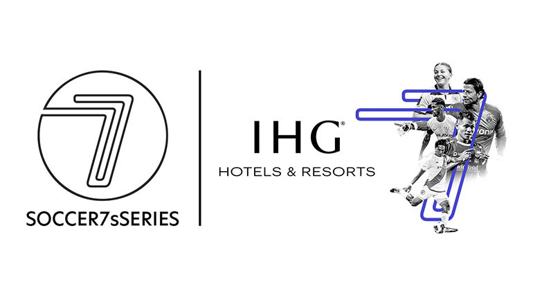 Daniel Bennett, Khairul Amri, Singapore Legends; Vivek Bhalla, Managing Director, South East Asia & Korea, IHG Hotels & Resorts; Dom Lane, CEO, Soccer7sSeries; Shahril Ishak and Aleksandar Duric, Singapore Legends