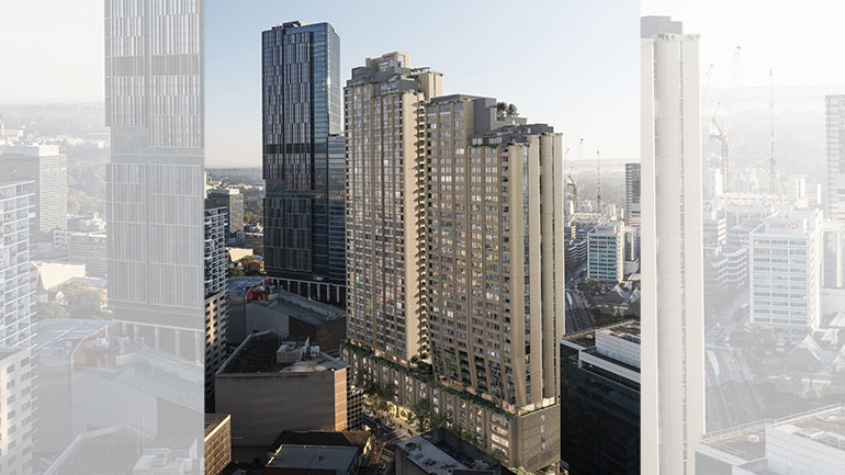 Crowne Plaza Parramatta artists impression