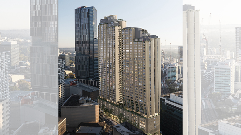 Crowne Plaza Parramatta artists impression