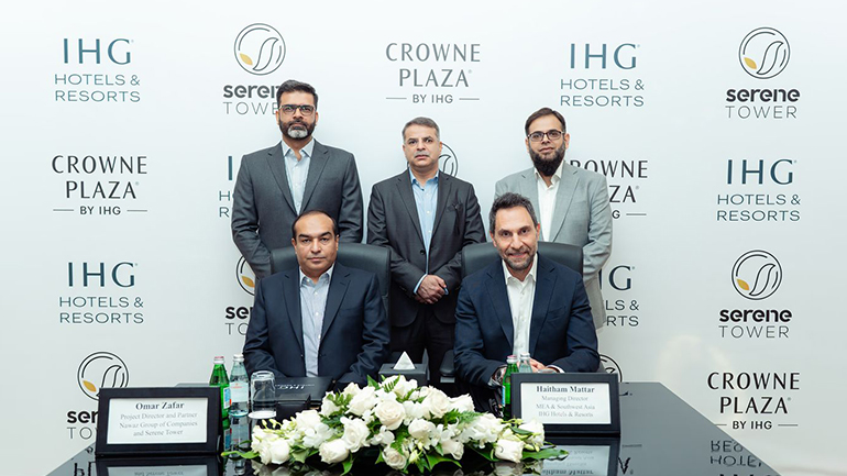 IHG Hotels & Resorts inks deal to bring its premium brand, Crowne Plaza to the historic city of Multan, Pakistan