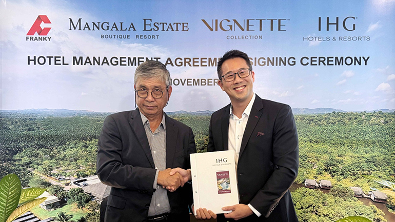 Image left to right, Dato' Franky Chua, Managing Director and Founder of the Franky Group of Companies and Bryan Chan, Vice President, Development, South East Asia & Korea, IHG Hotels & Resorts