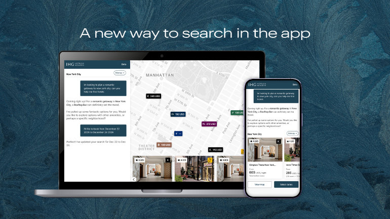 Image Gallery - IHG Hotels & Resorts Launches AI Conversational Search Across its Digital Channels, Transforming the Guest Experience