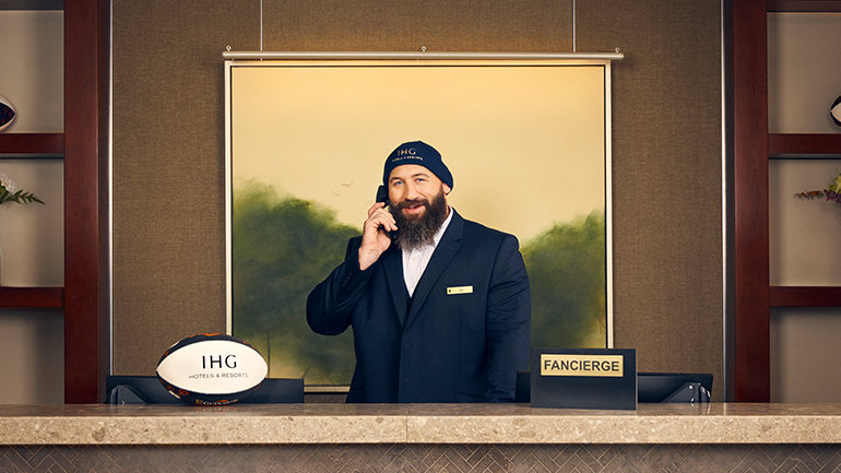 Image Gallery - Pre-Match Rituals, Propped for Perfection: IHG Hotels & Resorts ‘Fancierge’ Joe Marler Takes Rugby Fans Beyond the Game