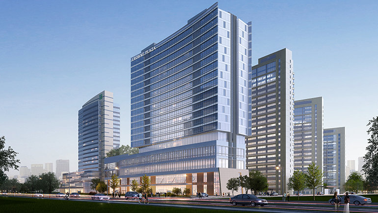 From left to right: Hotel Indigo Jingdezhen Taoxichuan & EVEN Hotel Jingdezhen Taoxichuan, Hotel Indigo Quanzhou Ancient Town, Crowne Plaza Suzhou Taihu Lake