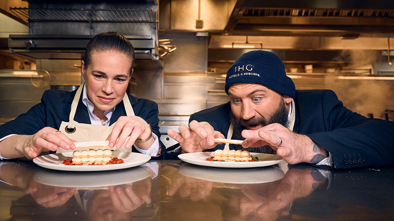 Image Gallery - Women’s Rugby Takes Centre Stage as IHG Hotels & Resorts Unveils Emily Scarratt as its ‘Fancierge’ for the Guinness Women's Six Nations