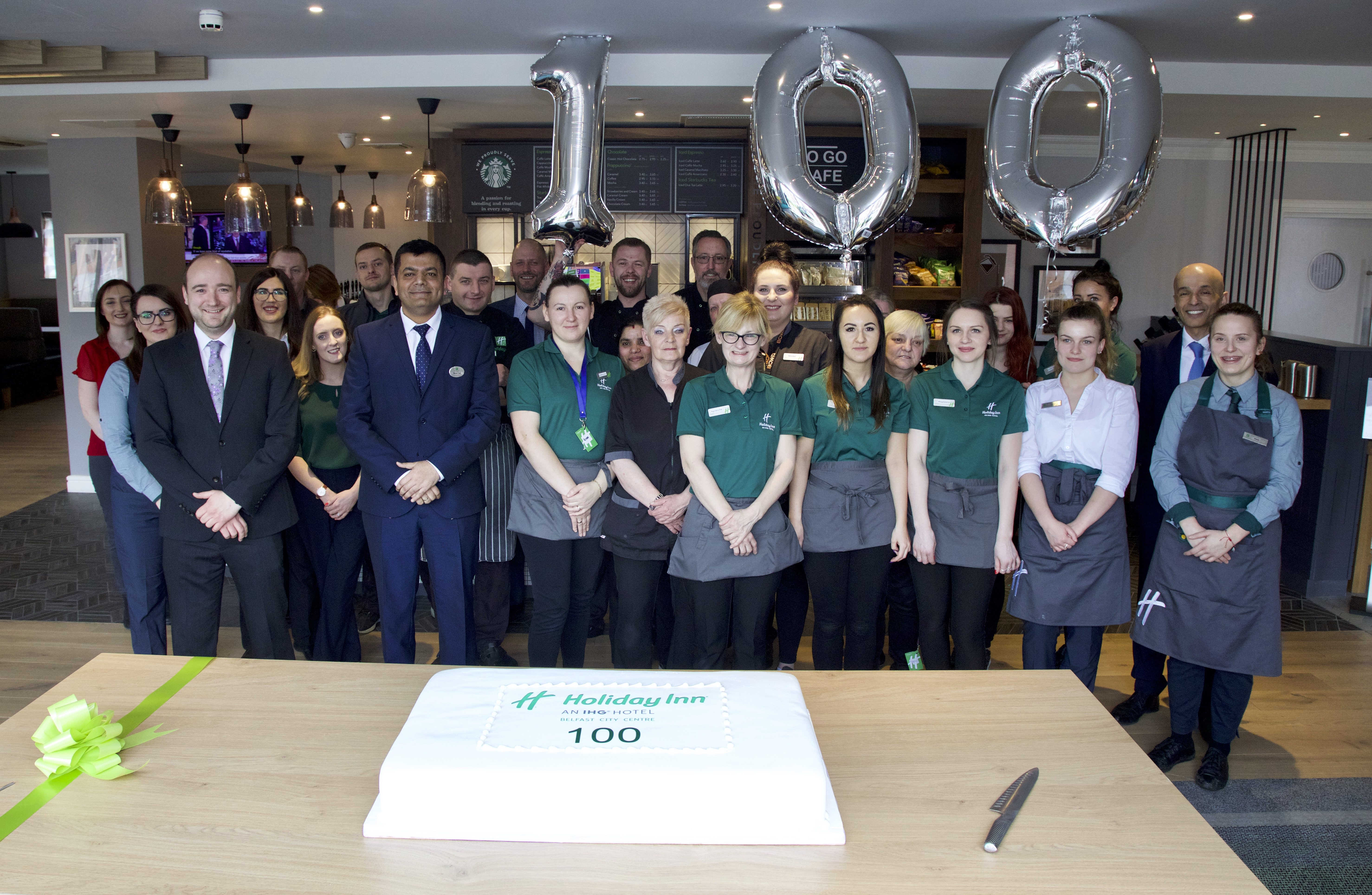 Hi Belfast Open Lobby Celebration